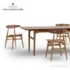 Carl Hansen & Son カール・ハンセン＆サン CH33T チェア ウォールナット×オーク ミックス （オイルフィニッシュ） 板座