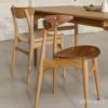 Carl Hansen & Son カール・ハンセン＆サン CH33T チェア ウォールナット×オーク ミックス （オイルフィニッシュ） 板座