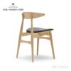 Carl Hansen & Son カール・ハンセン＆サン CH33P チェア オーク （ホワイトオイルフィニッシュ） 張座：レザー Thor