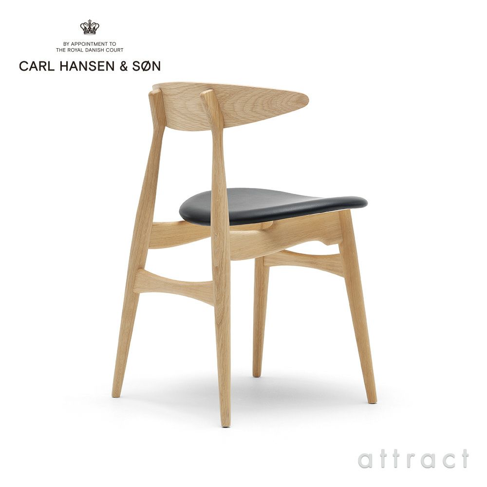 Carl Hansen & Son カール・ハンセン＆サン CH33P チェア オーク （オイルフィニッシュ） 張座：レザー Thor デザイン：ハンス・J・ウェグナー