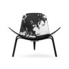 Carl Hansen & Son カール・ハンセン＆サン CH07 シェルチェア イージーチェア　オーク （ブラック塗装） 張座：レザー Cowhide デザイン：ハンス・J・ウェグナー