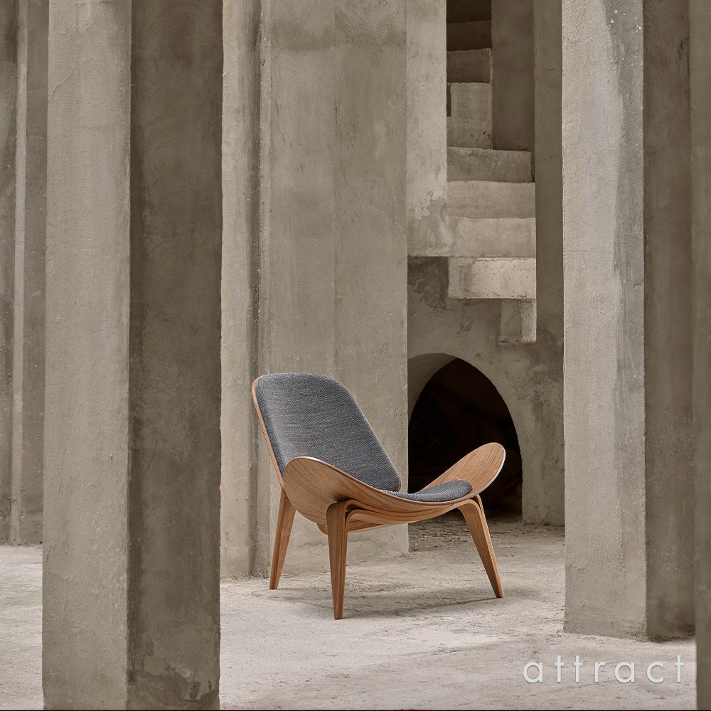 Carl Hansen & Son カール・ハンセン＆サン CH07 シェルチェア イージーチェア　オーク （ブラック塗装） 張座：レザー Cowhide