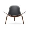 Carl Hansen & Son カール・ハンセン＆サン CH07 シェルチェア イージーチェア　ウォルナット （オイルフィニッシュ） 張座：レザー Thor デザイン：ハンス・J・ウェグナー