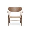 Carl Hansen & Son カール・ハンセン＆サン CH22 ラウンジチェア ウォルナット（オイルフィニッシュ） ウォルナットキャップ