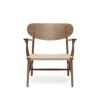 Carl Hansen & Son カール・ハンセン＆サン CH22 ラウンジチェア ウォルナット（オイルフィニッシュ） ウォルナットキャップ