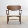 Carl Hansen & Son カール・ハンセン＆サン CH22 ラウンジチェア ウォルナット（オイルフィニッシュ） ウォルナットキャップ