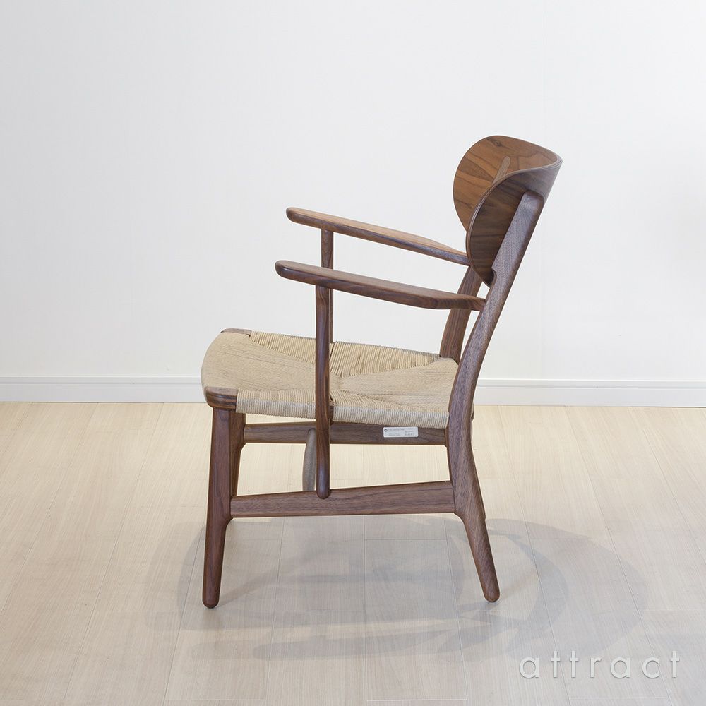 Carl Hansen & Son カール・ハンセン＆サン CH22 ラウンジチェア ウォルナット（オイルフィニッシュ） ウォルナットキャップ