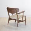 Carl Hansen & Son カール・ハンセン＆サン CH22 ラウンジチェア ウォルナット（オイルフィニッシュ） ウォルナットキャップ