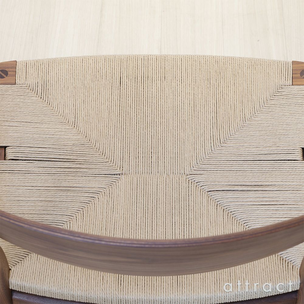 Carl Hansen & Son カール・ハンセン＆サン CH22 ラウンジチェア ウォルナット（オイルフィニッシュ） ウォルナットキャップ