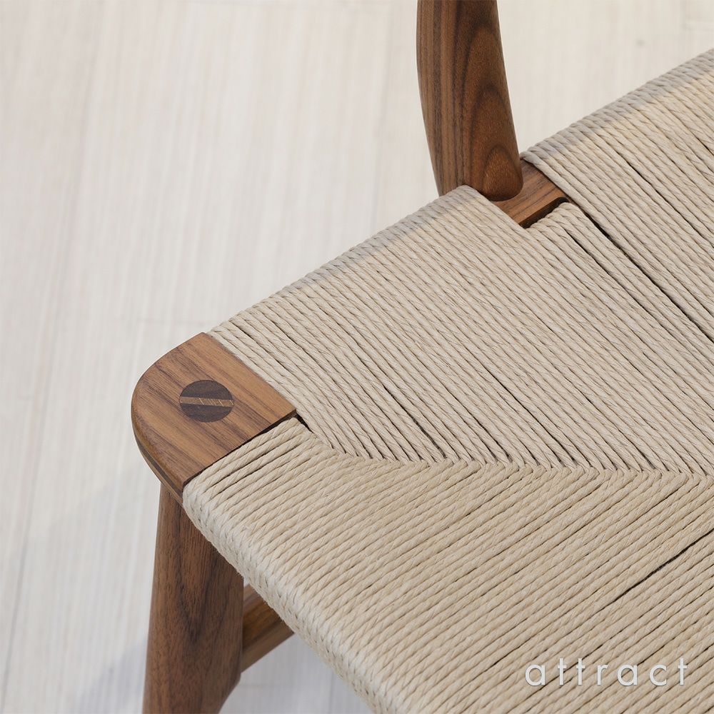 Carl Hansen & Son カール・ハンセン＆サン CH22 ラウンジチェア ウォルナット（オイルフィニッシュ） ウォルナットキャップ