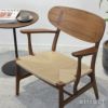 Carl Hansen & Son カール・ハンセン＆サン CH22 ラウンジチェア ウォルナット（オイルフィニッシュ） ウォルナットキャップ