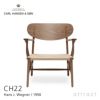 Carl Hansen & Son カール・ハンセン＆サン CH22 ラウンジチェア ウォルナット（オイルフィニッシュ） ウォルナットキャップ