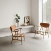 Carl Hansen & Son カール・ハンセン＆サン CH22 ラウンジチェア ミックス チーク×オーク（オイルフィニッシュ）