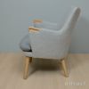 Carl Hansen & Son カール・ハンセン＆サン CH71 ミニベア ラウンジチェア オーク（ホワイトオイルフィニッシュ）　ファブリック：DivinaMelange 120 クッション：Hallingdal 130 デザイン：ハンス・J・ウェグナー