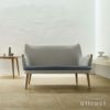 Carl Hansen & Son カール・ハンセン＆サン CH71 ミニベア ラウンジチェア オーク（ホワイトオイルフィニッシュ）　ファブリック：DivinaMelange 120 クッション：Hallingdal 130 デザイン：ハンス・J・ウェグナー