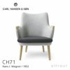 Carl Hansen & Son カール・ハンセン＆サン CH71 ミニベア ラウンジチェア オーク（ソープフィニッシュ） ファブリック：DivinaMelange 120 クッション：DivinaMelange 180