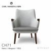 Carl Hansen & Son カール・ハンセン＆サン CH71 ミニベア ラウンジチェア ウォルナット（オイルフィニッシュ） ファブリック：DivinaMelange 120 クッション：Hallingdal 130