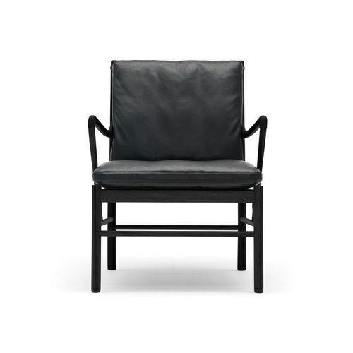 Carl Hansen & Son カール・ハンセン＆サン OW149 コロニアルチェア オーク （ブラック塗装） 張座：レザー Thor 301（ブラック） デザイン：オーレ・ヴァンシャー