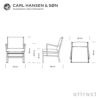 Carl Hansen & Son カール・ハンセン＆サン OW149 コロニアルチェア オーク （ブラック塗装） 張座：レザー Thor 301（ブラック） デザイン：オーレ・ヴァンシャー