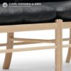 Carl Hansen & Son カール・ハンセン＆サン OW149-2 コロニアルソファ　2シーター オーク （オイルフィニッシュ） 張座：レザー Thor デザイン：オーレ・ヴァンシャー