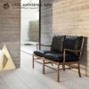 Carl Hansen & Son カール・ハンセン＆サン OW149-2 コロニアルソファ　2シーター ウォルナット （オイルフィニッシュ） 張座：レザー Thor デザイン：オーレ・ヴァンシャー