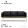 Carl Hansen & Son カール・ハンセン＆サン CH163 ソファ 3シーター オーク（オイルフィニッシュ） 張座：レザー Thor デザイン：ハンス・J・ウェグナー