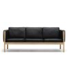 Carl Hansen & Son カール・ハンセン＆サン CH163 ソファ 3シーター オーク（オイルフィニッシュ） 張座：レザー Thor デザイン：ハンス・J・ウェグナー