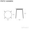 FRITZ HANSEN フリッツ・ハンセン Dot ドット 3170 スツール カラー：4色 デザイン：アルネ・ヤコブセン 