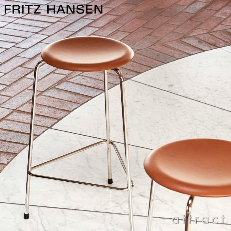 FRITZ HANSEN フリッツ・ハンセン High Dot ハイドットスツール 3170 カウンタースツール H65cm 3本脚 カラー：4色  デザイン：アルネ・ヤコブセン | アトラクト・オンラインショップ