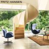 FRITZ HANSEN フリッツ・ハンセン SWAN スワンチェア 3320 ラウンジチェア Christianshavn クリスチャンハウン カラー：26色 ベースカラー：5色 デザイン：アルネ・ヤコブセン 