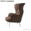 FRITZ HANSEN フリッツ・ハンセン RO ロオチェア JH1 ラウンジチェア Christianshavn クリスチャンハウン カラー：26色 サテン仕上げアルミベース デザイン：ハイメ・アジョン 