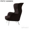 FRITZ HANSEN フリッツ・ハンセン RO ロオチェア JH1 ラウンジチェア Christianshavn クリスチャンハウン カラー：26色 サテン仕上げアルミベース デザイン：ハイメ・アジョン 