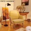 FRITZ HANSEN フリッツ・ハンセン FRI フリチェア JH4 ラウンジチェア Christianshavn クリスチャンハウン カラー：26色 サテン仕上げアルミベース デザイン：ハイメ・アジョン