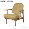 FRITZ HANSEN フリッツ・ハンセン FRED フレッド JH97 ラウンジチェア Christianshavn クリスチャンハウン カラー：26色 ウッドベース 無垢材 デザイン：ハイメ・アジョン