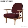 FRITZ HANSEN フリッツ・ハンセン FRED フレッド JH97 ラウンジチェア Christianshavn クリスチャンハウン カラー：26色 ウッドベース 無垢材 デザイン：ハイメ・アジョン