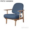 FRITZ HANSEN フリッツ・ハンセン FRED フレッド JH97 ラウンジチェア Christianshavn クリスチャンハウン カラー：26色 ウッドベース 無垢材 デザイン：ハイメ・アジョン