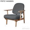 FRITZ HANSEN フリッツ・ハンセン FRED フレッド JH97 ラウンジチェア Christianshavn クリスチャンハウン カラー：26色 ウッドベース 無垢材 デザイン：ハイメ・アジョン