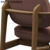 FRITZ HANSEN フリッツ・ハンセン FRED フレッド JH97 ラウンジチェア Christianshavn クリスチャンハウン カラー：26色 ウッドベース 無垢材 デザイン：ハイメ・アジョン