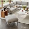 FRITZ HANSEN フリッツ・ハンセン LISSONI SOFA リッソーニ ソファ PL110S プフ フットスツール W75cm Clay クレイ カラー：ライトグレー（0012） マットポリッシュ仕上げスチールベース デザイン：ピエロ・リッソーニ 