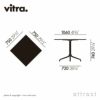 Vitra ヴィトラ Belleville Table ベルヴィル テーブル 角型 アウトドア 屋外 カラー：2色 デザイン：ロナン＆エルワン・ブルレック