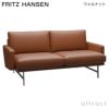  FRITZ HANSEN フリッツ・ハンセン LISSONI SOFA リッソーニソファ PL112S 2人掛けソファ W168cm エッセンシャルレザー カラー：5色 マットポリッシュ仕上げスチールベース デザイン：ピエロ・リッソーニ 