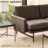  FRITZ HANSEN フリッツ・ハンセン LISSONI SOFA リッソーニソファ PL112S 2人掛けソファ W168cm エッセンシャルレザー カラー：5色 マットポリッシュ仕上げスチールベース デザイン：ピエロ・リッソーニ 