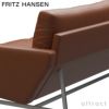 FRITZ HANSEN フリッツ・ハンセン LISSONI SOFA リッソーニソファ PL112 2人掛けソファ W198cm エッセンシャルレザー カラー：5色 マットポリッシュ仕上げスチールベース デザイン：ピエロ・リッソーニ 