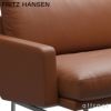 FRITZ HANSEN フリッツ・ハンセン LISSONI SOFA リッソーニソファ PL112 2人掛けソファ W198cm エッセンシャルレザー カラー：5色 マットポリッシュ仕上げスチールベース デザイン：ピエロ・リッソーニ 