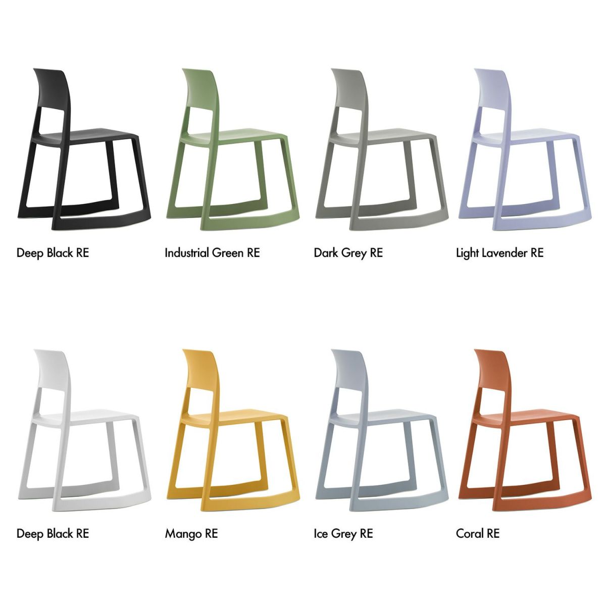 Vitra ヴィトラ Tip Ton RE ティプトンリ スタッキングチェア アウトドア カラー：8色 デザイン：バーバー・オズガビー