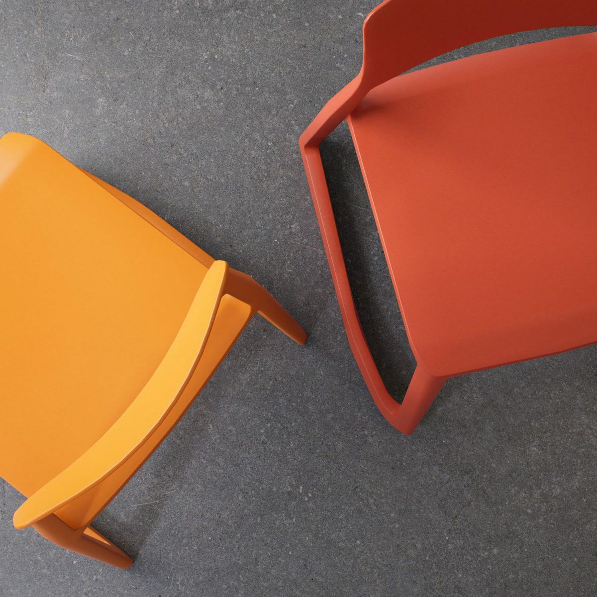 Vitra ヴィトラ Tip Ton RE ティプトンリ スタッキングチェア アウトドア カラー：8色 デザイン：バーバー・オズガビー