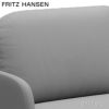 FRITZ HANSEN フリッツ・ハンセン LUNE ルネソファ JH200 2シーターソファ Linara リナーラ カラー：6色 ベース：3色 デザイン：ハイメ・アジョン