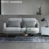 FRITZ HANSEN フリッツ・ハンセン LUNE ルネソファ JH200 2シーターソファ Linara リナーラ カラー：6色 ベース：3色 デザイン：ハイメ・アジョン