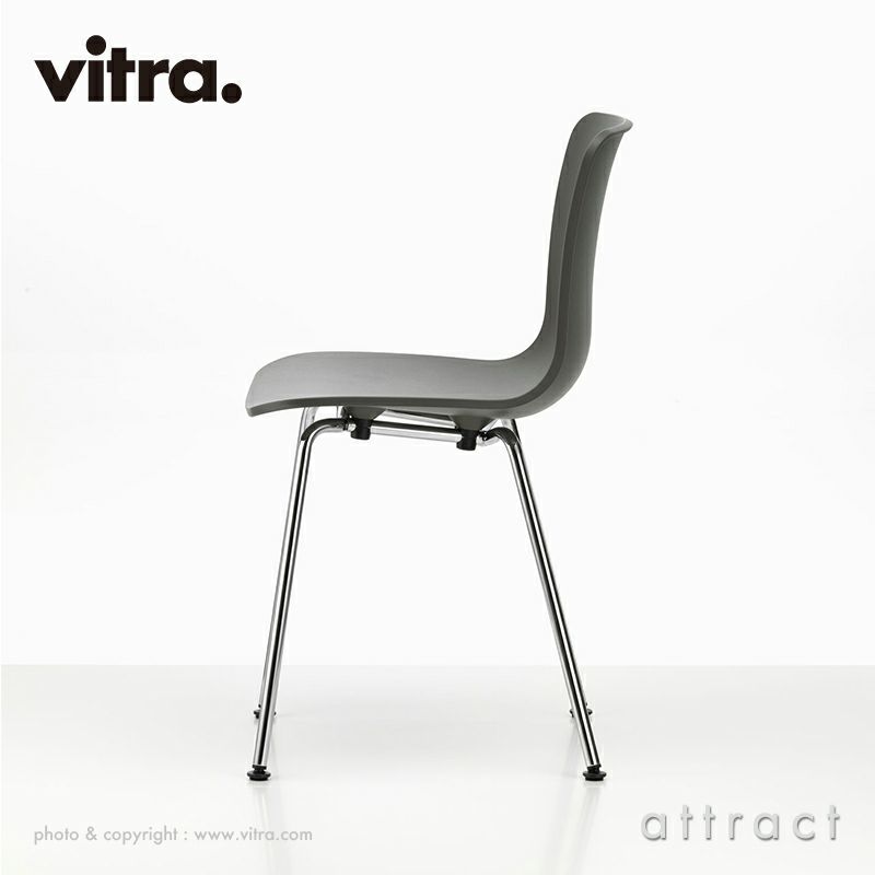 Vitra ヴィトラ HAL ハル RE Tube チューブ スチールベース 4本脚 クローム仕上げ カラー：8色 デザイン：ジャスパー・モリソン