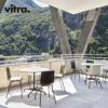 Vitra ヴィトラ HAL ハル RE Tube チューブ アウトドア用 スチールベース 4本脚 パウダーコート仕上げ 全2色 カラー：8色 デザイン：ジャスパー・モリソン